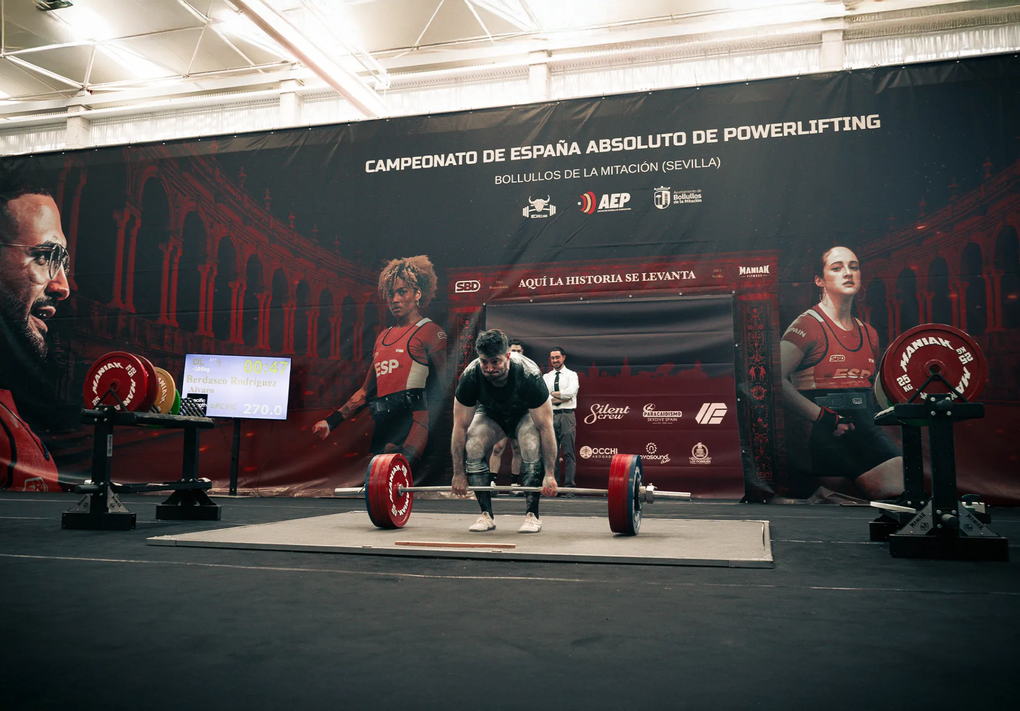 Diseño para el Campeonato de España de Powerlifting